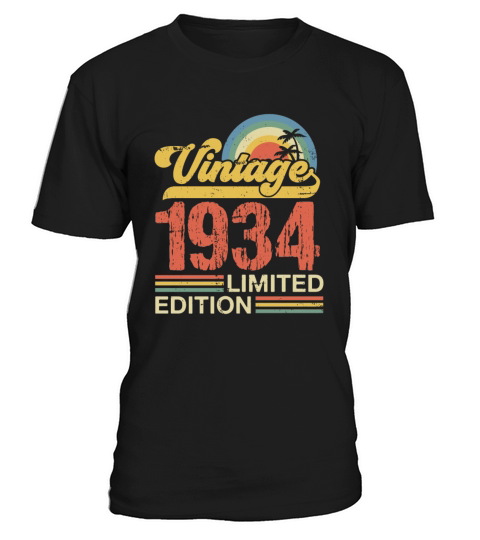 Retro Vintage 1934 Limited Edition T-Shirt Unisex