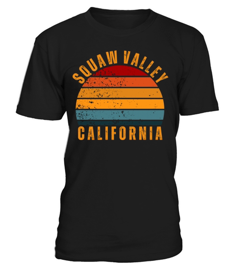 Squaw Valley California Vintage Retro T-Shirt Unisex
