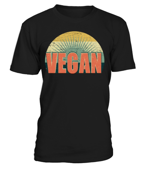 Vegan Vintage Style Vegans Retro 70s T-Shirt Unisex