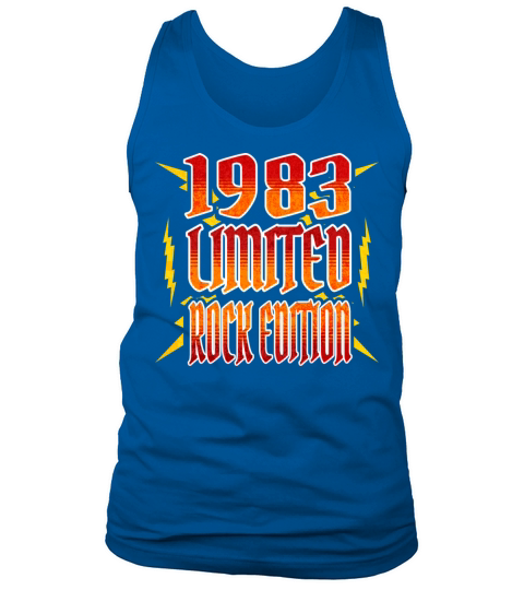 Limited Rock Edition 1983 40th Birthday Rocker Tank Top Unisex