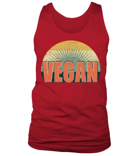 Vegan Vintage Style Vegans Retro 70s Tank Top Unisex