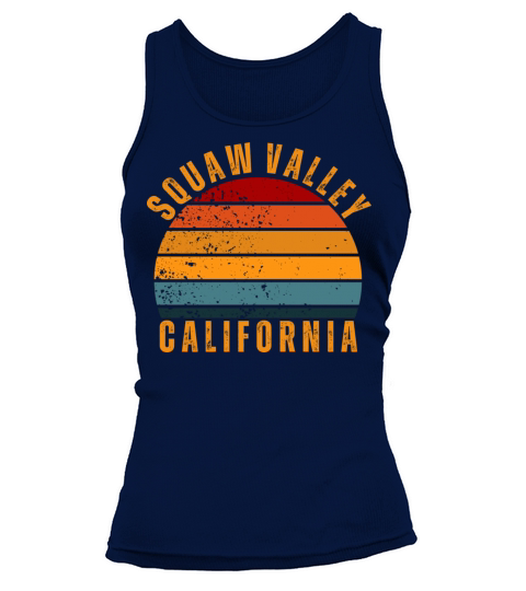 Squaw Valley California Vintage Retro Tank top Woman