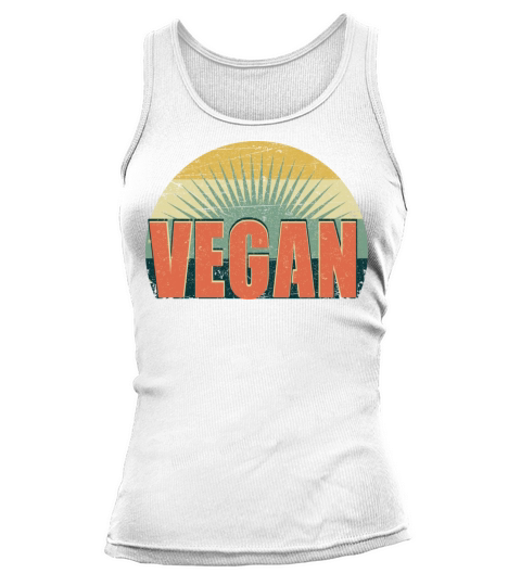 Vegan Vintage Style Vegans Retro 70s Tank top Woman
