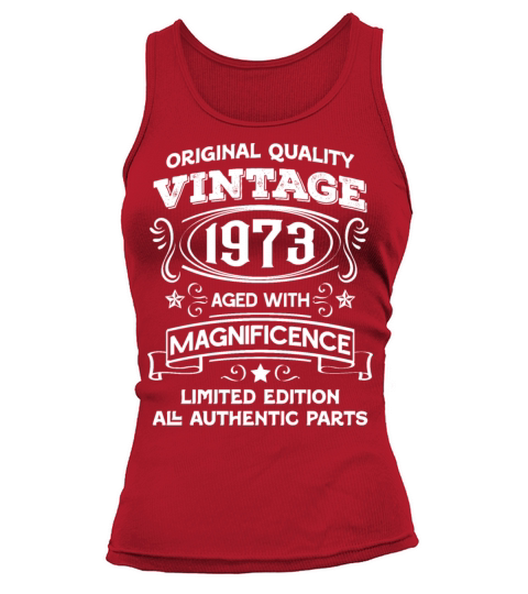 Vintage 1973 aged with magnificence Tank top Woman