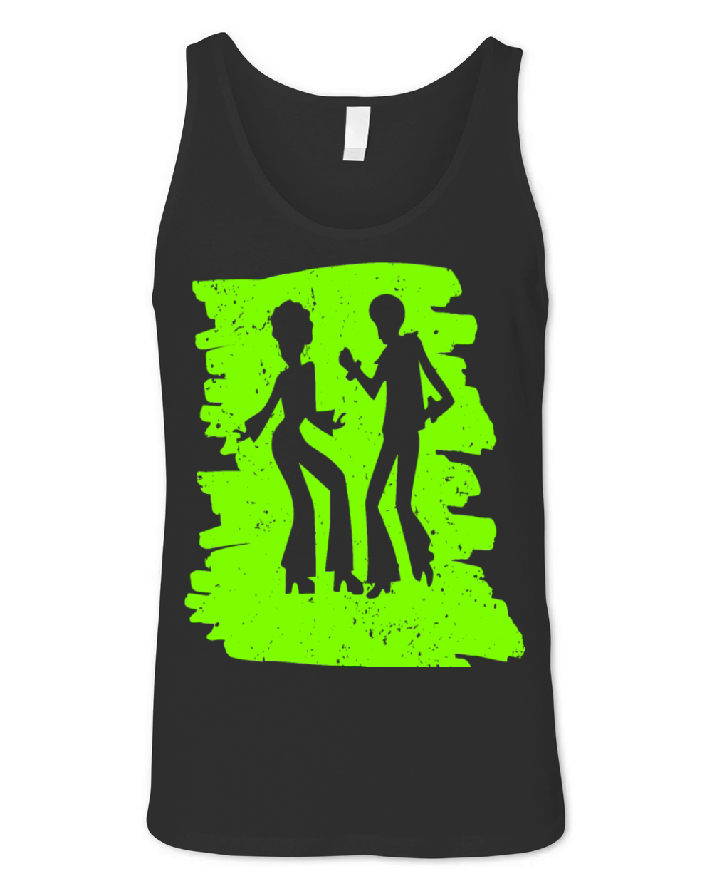 70s Disco Dancer Radium color t shirt Black Tshirt Unisex Jersey Tank