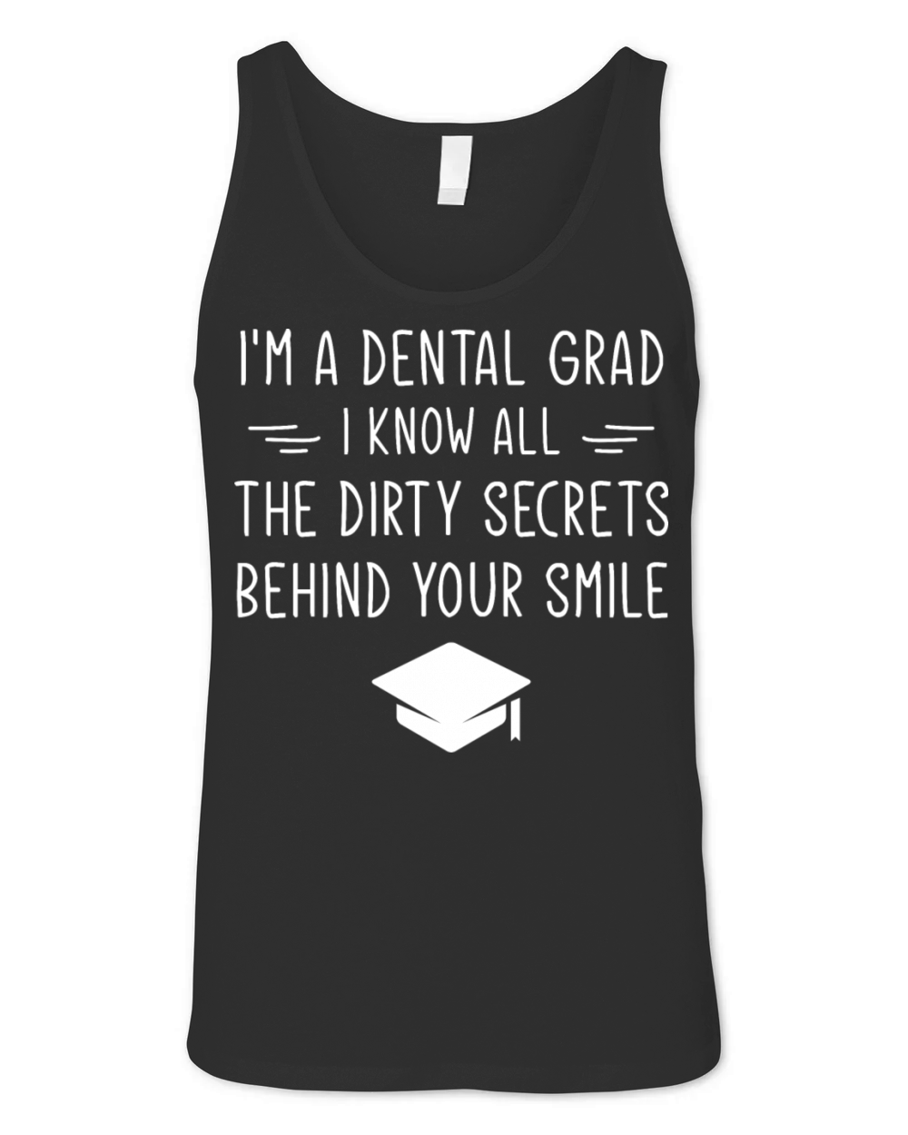Dds Funny Dentist Dental Student Humor Graduation Unisex Jersey Tank