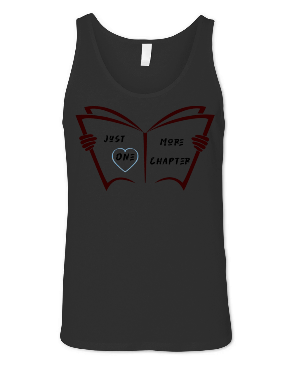 Just One More Chapter Vintage Unisex Jersey Tank