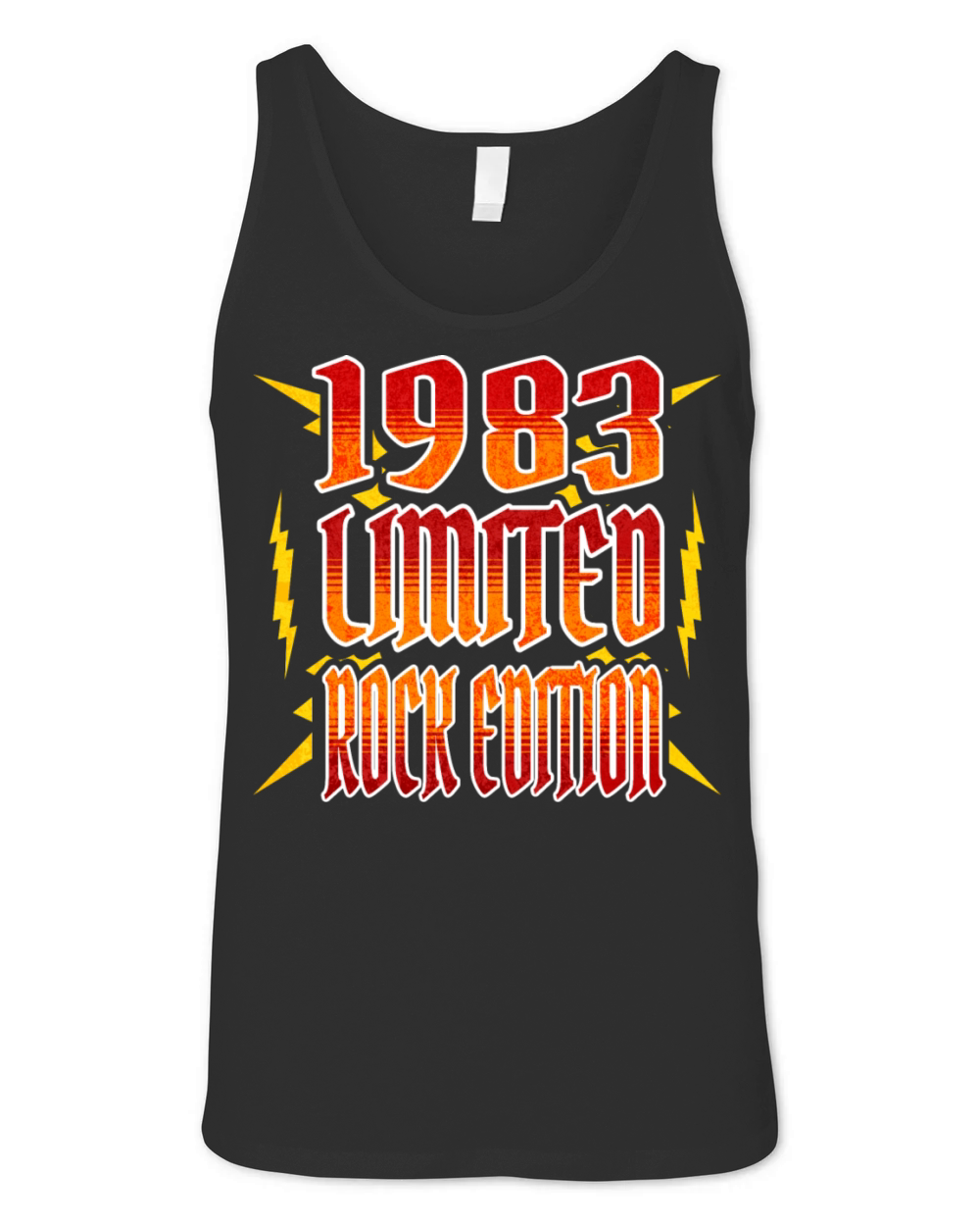Limited Rock Edition 1983 40th Birthday Rocker Unisex Jersey Tank