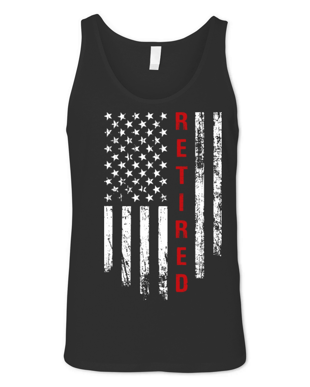 Retired 2023 Not My Problem Anymore USA Flag Unisex Jersey Tank