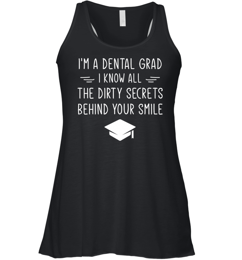 Dds Funny Dentist Dental Student Humor Graduation Women's Flowy Tank Top
