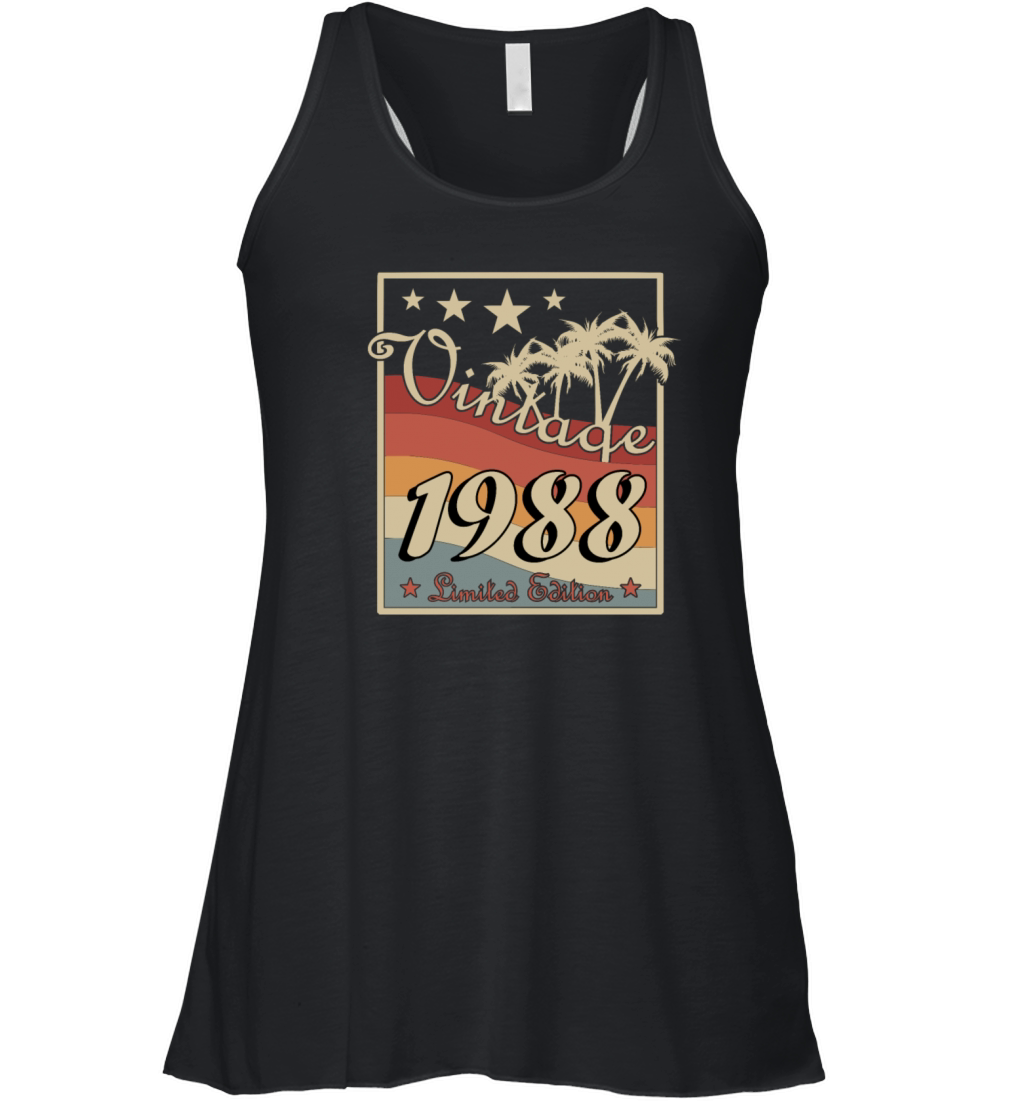 Year 1988 vintage Women's Flowy Tank Top