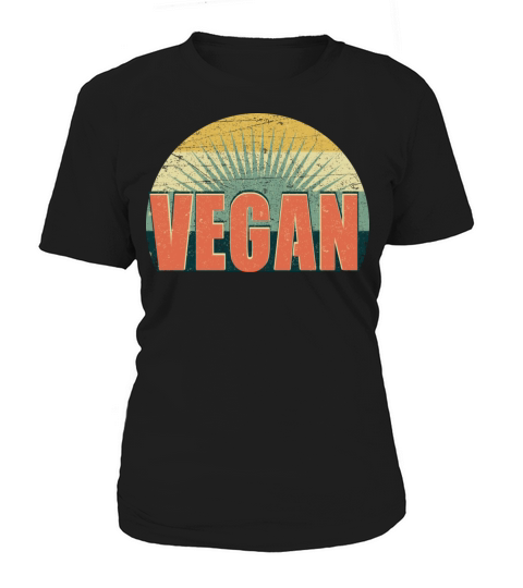 Vegan Vintage Style Vegans Retro 70s Women's T-Shirt