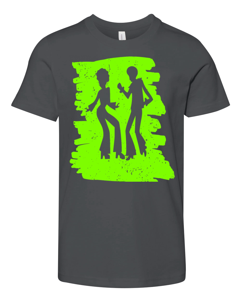 70s Disco Dancer Radium color t shirt Black Tshirt Youth Unisex Jersey Tee