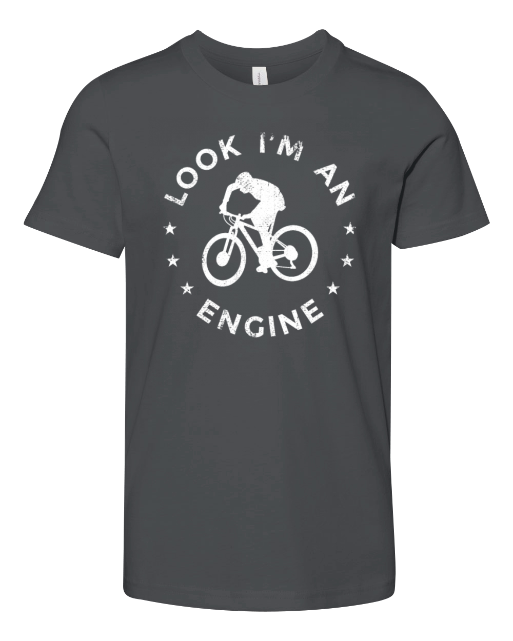 Funny Cyclist Quote Youth Unisex Jersey Tee