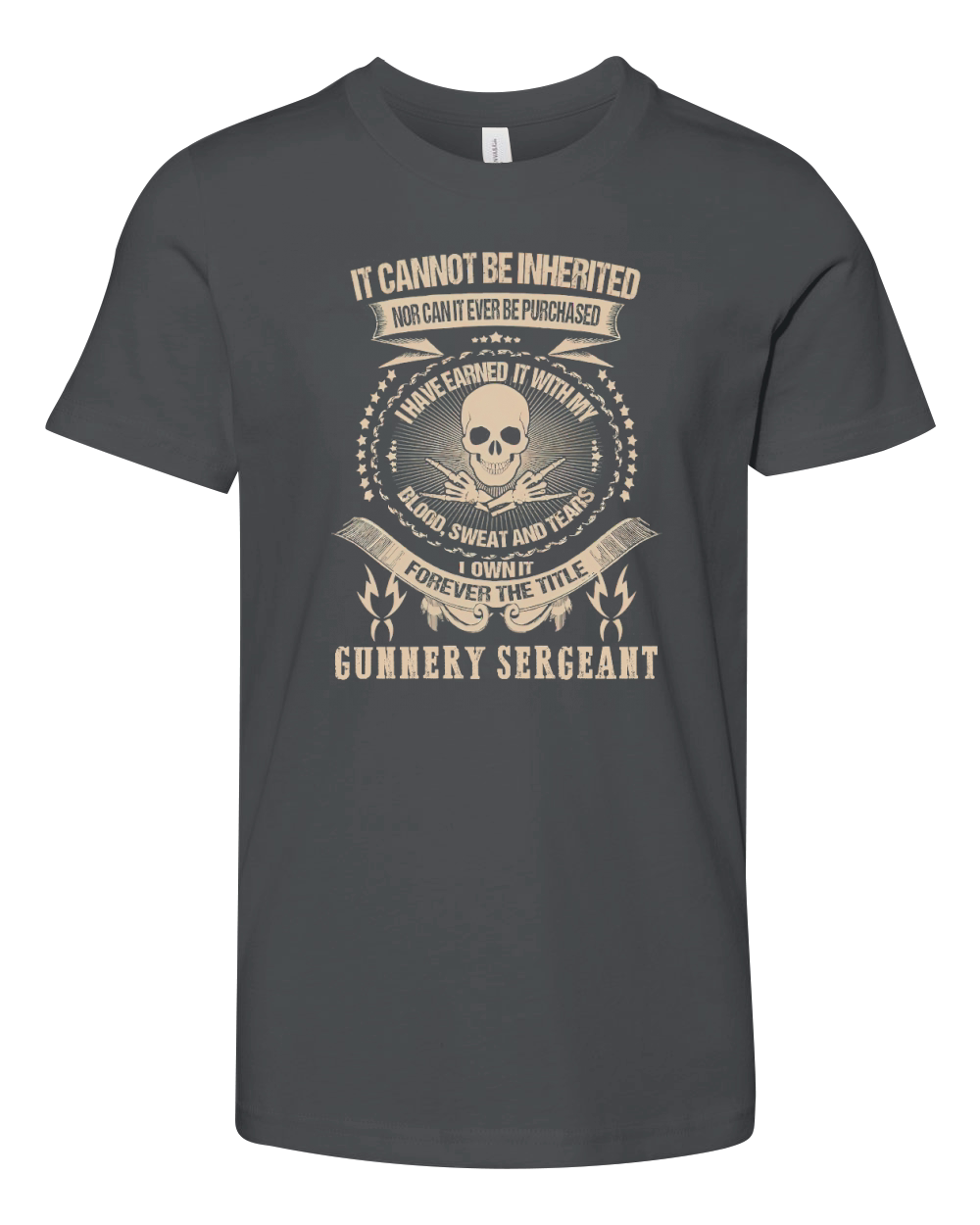 Gunnery Sergeant I Own It For Youth Unisex Jersey Tee