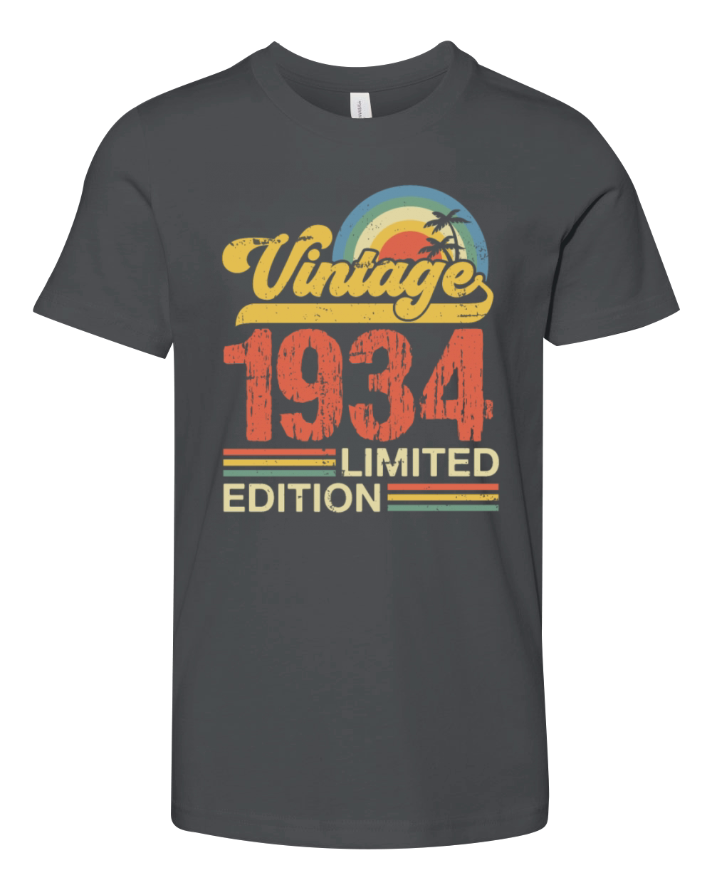 Retro Vintage 1934 Limited Edition Youth Unisex Jersey Tee