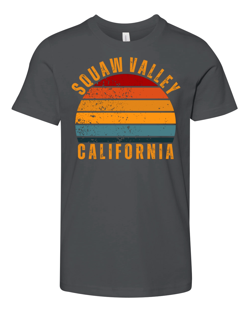 Squaw Valley California Vintage Retro Youth Unisex Jersey Tee
