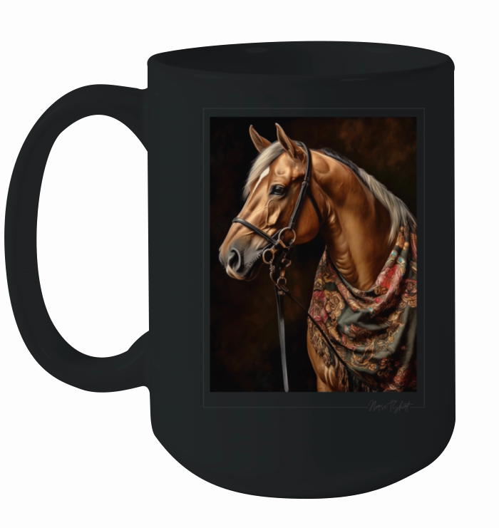 horse - vintage style Ceramic Mug