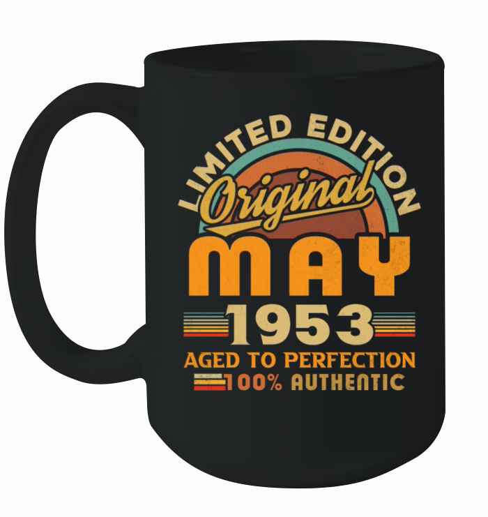 May 1953 Vintage Birthday Gift Ceramic Mug
