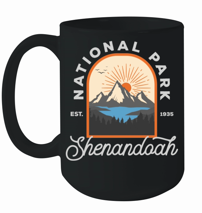 National Park Shenandoah Vintage Virginia Ceramic Mug