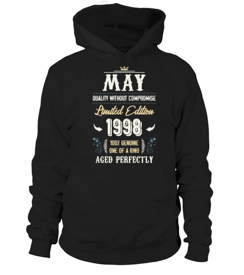 May 1998 Vintage Birthday Present Hoodie Unisex