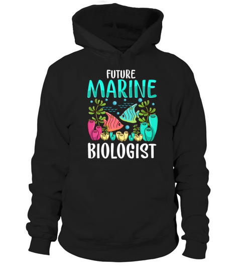 Ocean Biology Funny Kids Children Future Marine Bi Hoodie Unisex