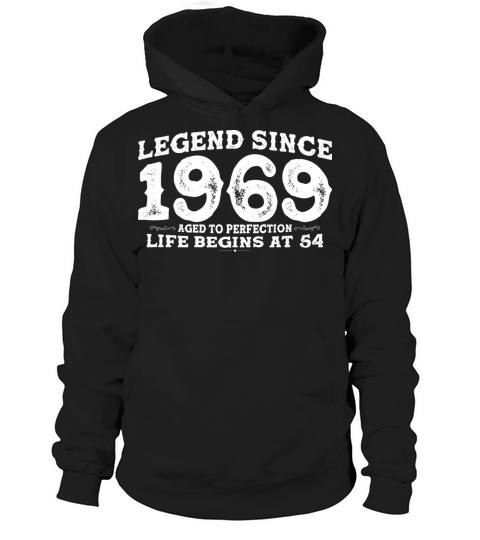 Vintage 1969 Shirt for Men Women 54 Year Old 54th Hoodie Unisex