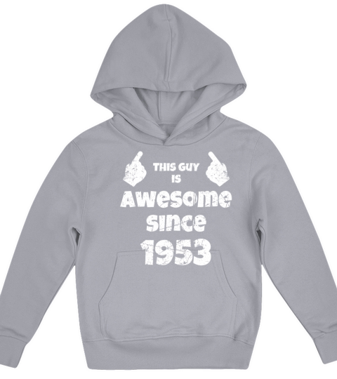 70th Birthday Vintage 1953 Kids Hoodie