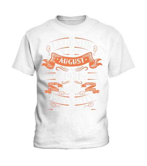 Legend Since August 1921 Birthday Gift Vintage Kids T-Shirt