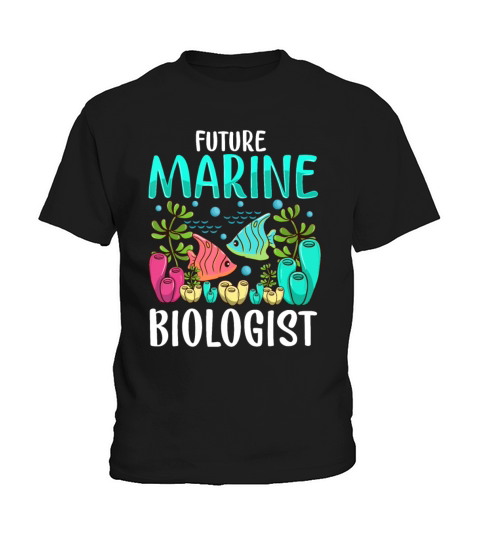Ocean Biology Funny Kids Children Future Marine Bi Kids T-Shirt