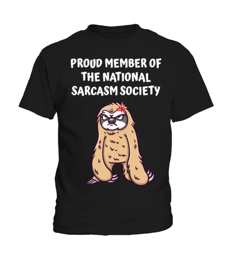 Proud Member of the National Sarcasm Society Funny Kids T-Shirt