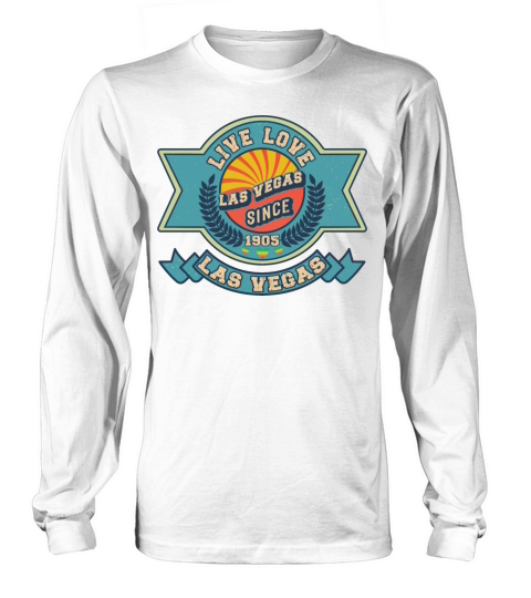 Funy Retro Vintage Las Vegas 1905 Long sleeved Unisex