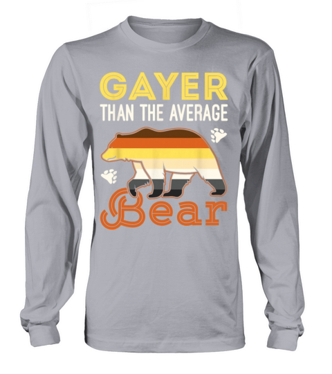 Gay Bear Pride Flag Subculture Men Male LGBTQ Long sleeved Unisex