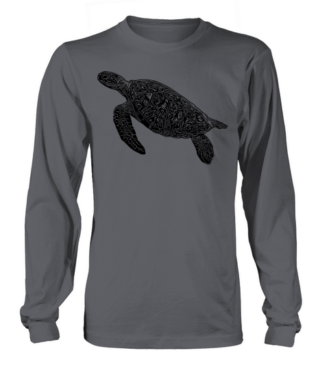 Vintage Diving Turtle Long sleeved Unisex