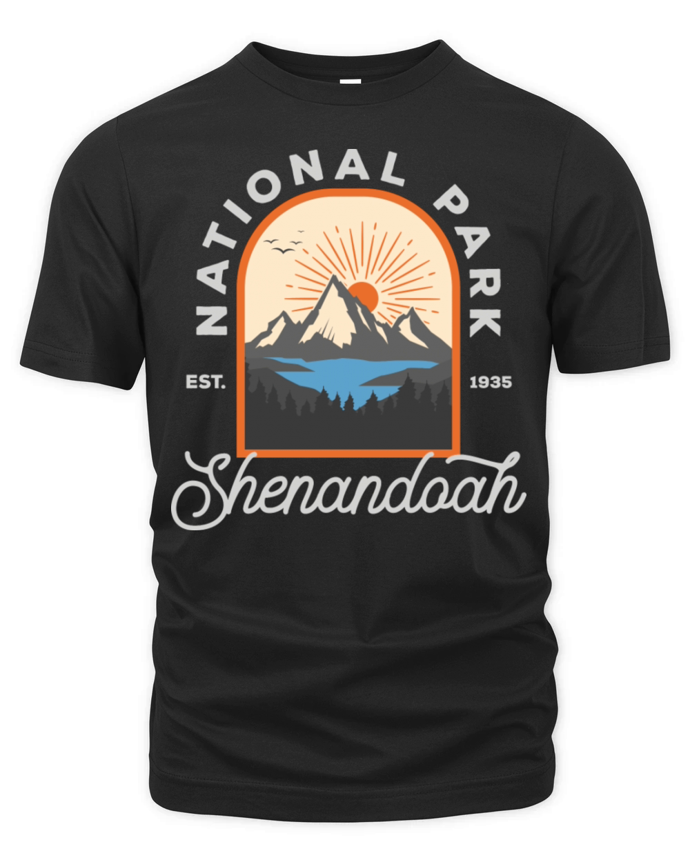 National Park Shenandoah Vintage Virginia Organic Unisex T-shirt