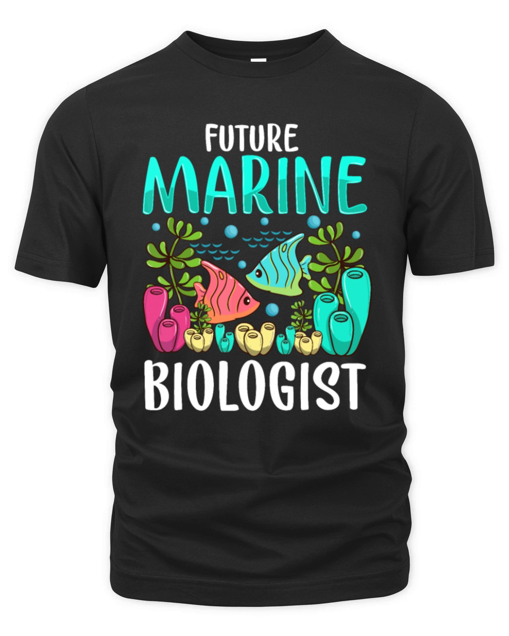 Ocean Biology Funny Kids Children Future Marine Bi Organic Unisex T-shirt