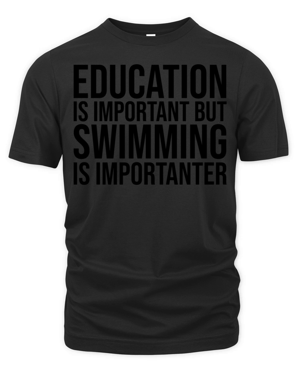 Swimming Is Importanter Organic Unisex T-shirt