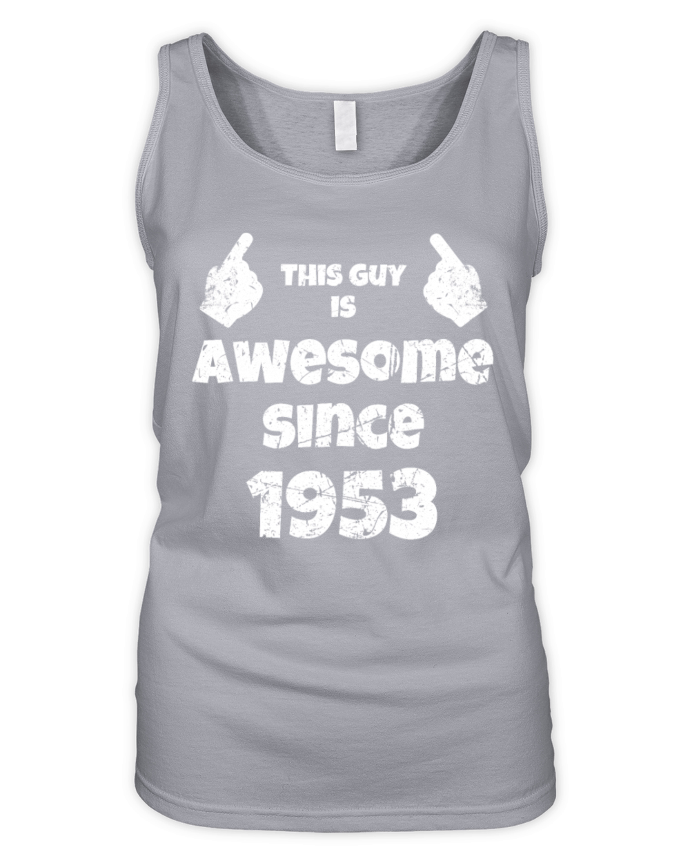 70th Birthday Vintage 1953 Organic Women's Tank Top