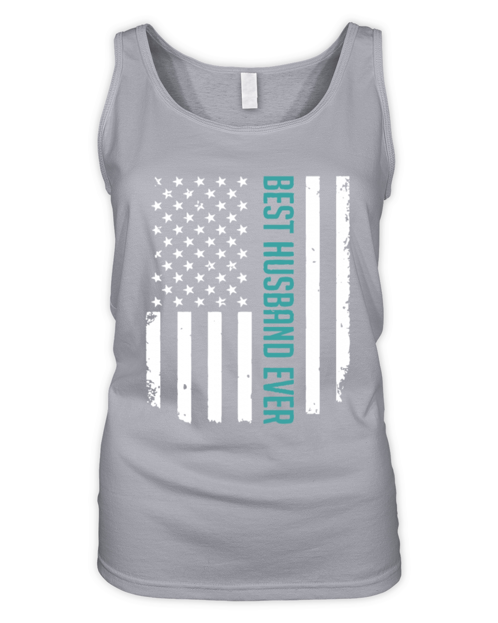 Mens Best Husband Ever American Flag Gifts For Fat Organic Women's Tank Top