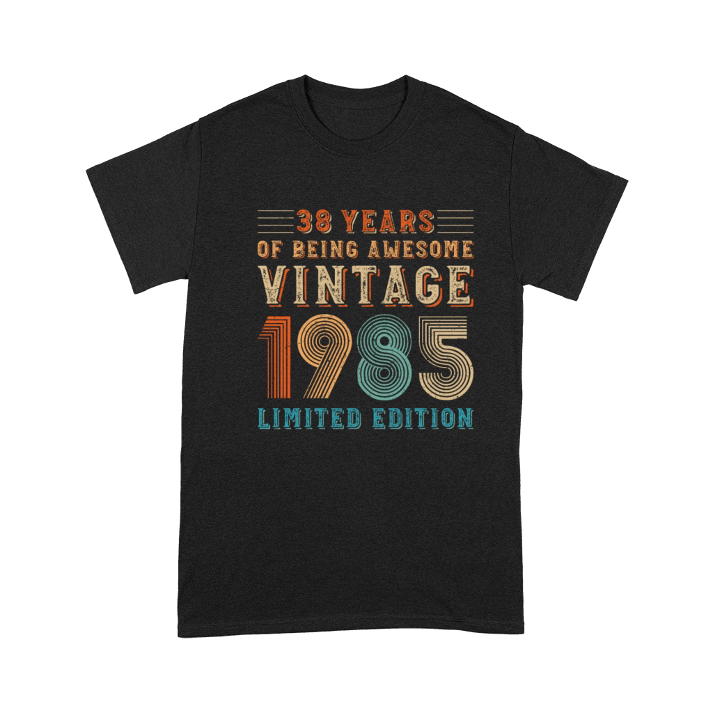 38 years of being awesome vintage 1985 limited edi Premium T-shirt