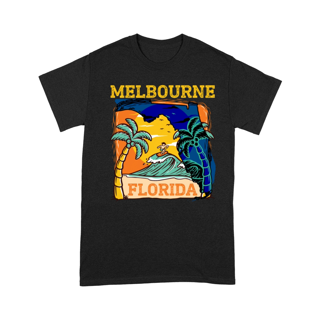 Melbourne Florida Vintage Distressed Souvenir Premium T-shirt