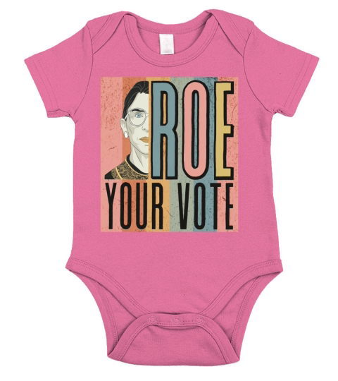 Roe Your Vote Short Sleeve Baby One-Piece