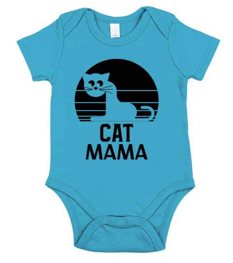 Vintage Eighties Style Distressed Cat Daddy Retro Short Sleeve Baby One-Piece