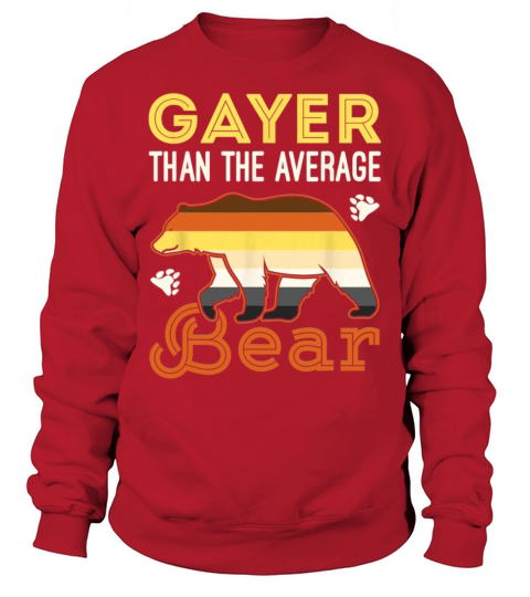 Gay Bear Pride Flag Subculture Men Male LGBTQ Sweatshirt Unisex