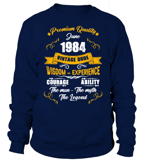 June 1971 Vintage Birthday Present Sweatshirt Unisex