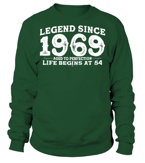 Vintage 1969 Shirt for Men Women 54 Year Old 54th Sweatshirt Unisex