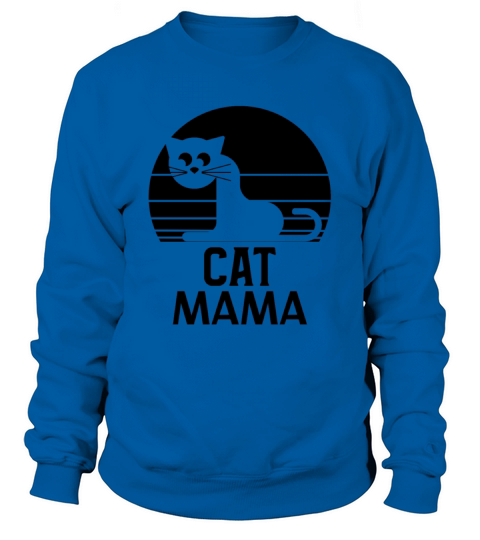 Vintage Eighties Style Distressed Cat Daddy Retro Sweatshirt Unisex