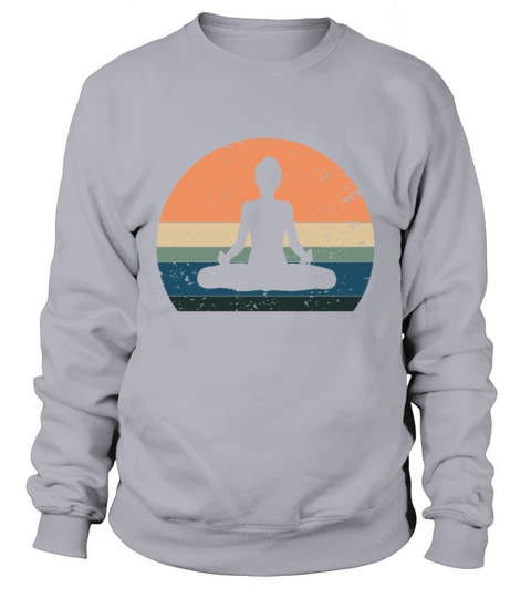 Vintage yoga lotus blossom yogi meditation om Sweatshirt Unisex