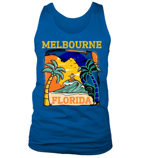 Melbourne Florida Vintage Distressed Souvenir Tank Top Unisex