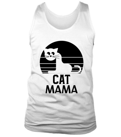 Vintage Eighties Style Distressed Cat Daddy Retro Tank Top Unisex